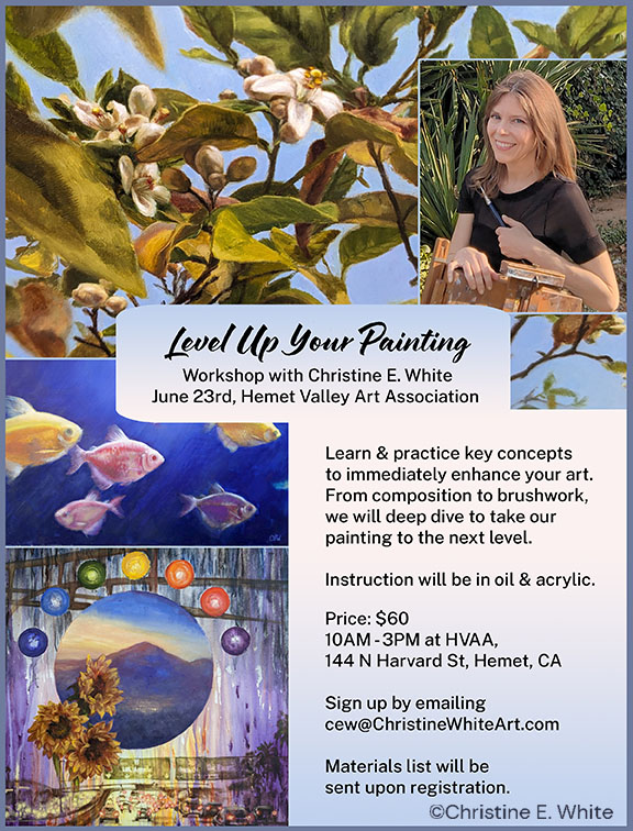 Painting Workshop, June 23rd, sign-up is open!